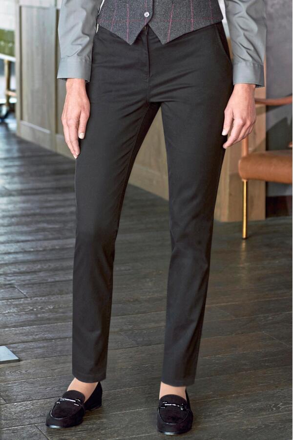 Produktansicht: Brook Taverner enge Damen Stretch-Chino-Hose Produktansicht: Brook Taverner enge Damen Stretch-Chino-Hose
