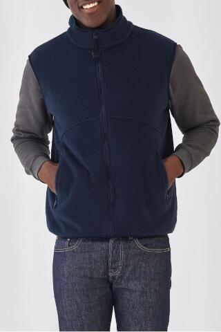 Produktansicht: B&C Traveller einfarbige Fleeceweste für Damen und Herren bis 3XL Produktansicht: B&C Traveller einfarbige Fleeceweste für Damen und Herren bis 3XL