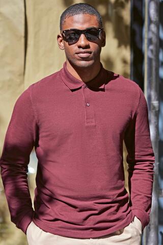 Produktansicht: B&C mittelschweres Herren Langarm Poloshirt Produktansicht: B&C mittelschweres Herren Langarm Poloshirt