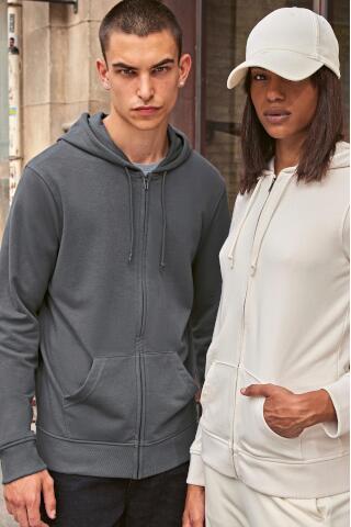Produktansicht: B&C Unisex Bio-Sweatjacke mit Kapuze