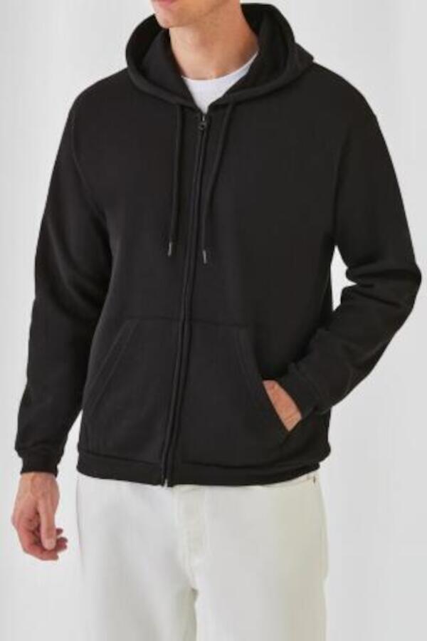 Produktansicht: B&C ID205 Unisex Kapuzen Sweaterjacke für Damen und Herren Produktansicht: B&C ID205 Unisex Kapuzen Sweaterjacke für Damen und Herren