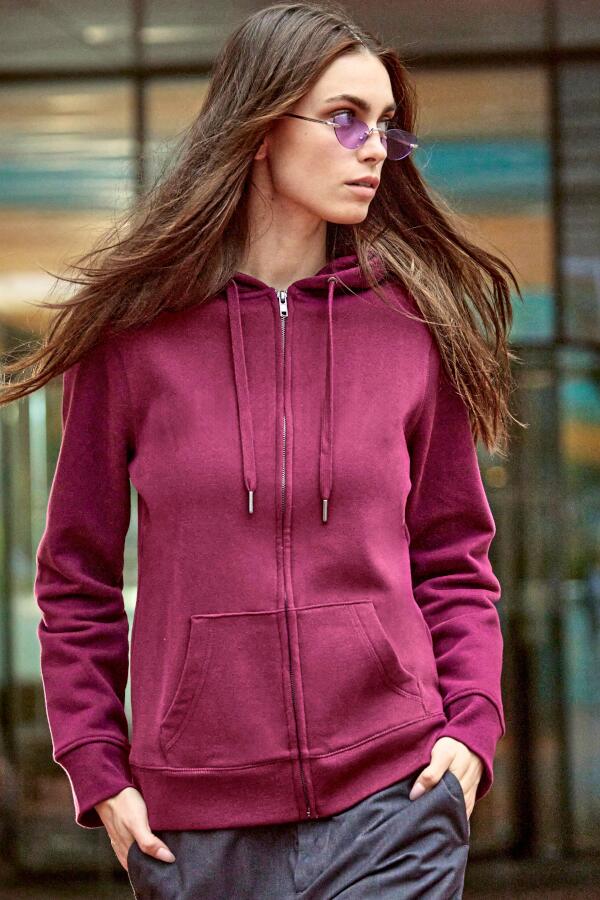 Produktansicht: B&C weiche Damen Sweat Kapuzenjacke Produktansicht: B&C weiche Damen Sweat Kapuzenjacke