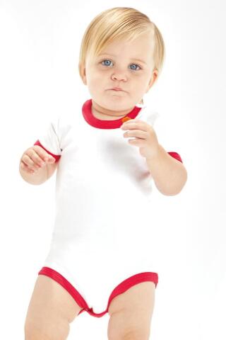 Produktansicht: Babybugz Baby Kurzarm Ringer Body aus Baumwolle Produktansicht: Babybugz Baby Kurzarm Ringer Body aus Baumwolle