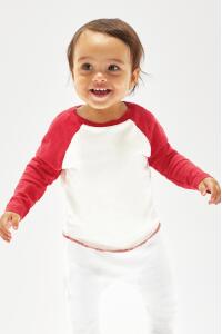 Produktfoto Babybugz Baby Baseball T-Shirt mit langen Raglan Ärmeln