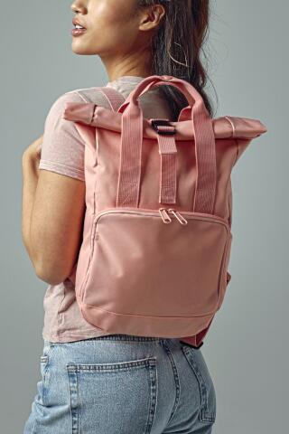 Produktansicht: BagBase kleiner Fashion-Rucksack mit Rollverschluss Produktansicht: BagBase kleiner Fashion-Rucksack mit Rollverschluss