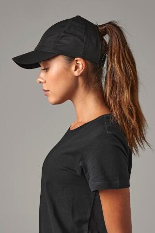 Produktansicht: Beechfield Sportkappe mit Pferdeschwanz-Öffnung Produktansicht: Beechfield Sportkappe mit Pferdeschwanz-Öffnung