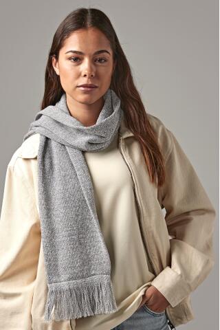 Produktansicht: Beechfield Classic Strickschal mit Fransen