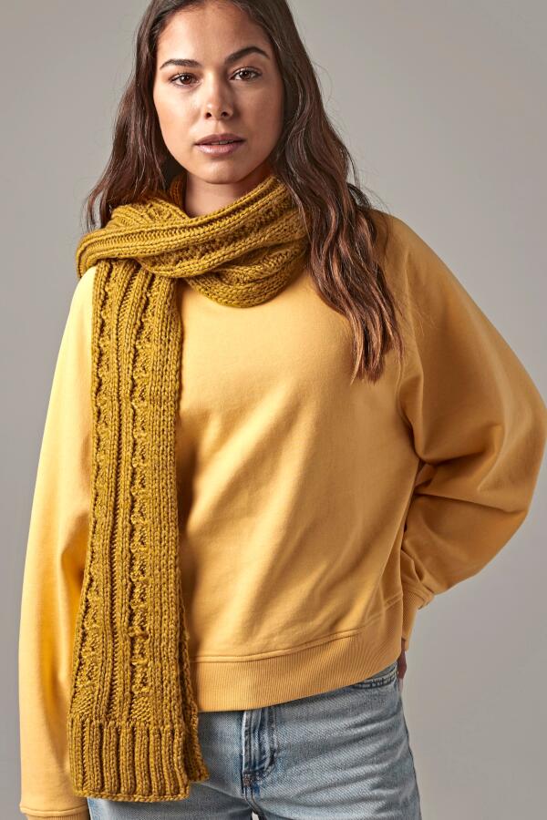 Produktansicht: Beechfied Strickschal in Melangeoptik