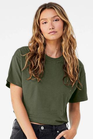 Produktansicht: Bella kurz geschnittenes Damen T-Shirt Produktansicht: Bella kurz geschnittenes Damen T-Shirt