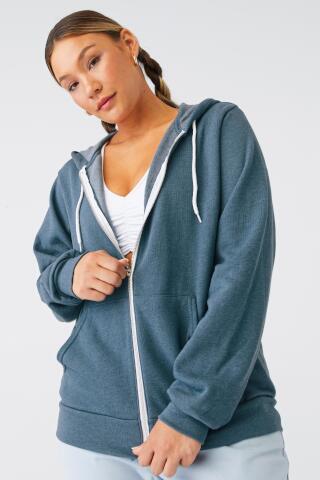Produktansicht: Canvas leichte Damen und Herren Sweat Kapuzenjacke Produktansicht: Canvas leichte Damen und Herren Sweat Kapuzenjacke