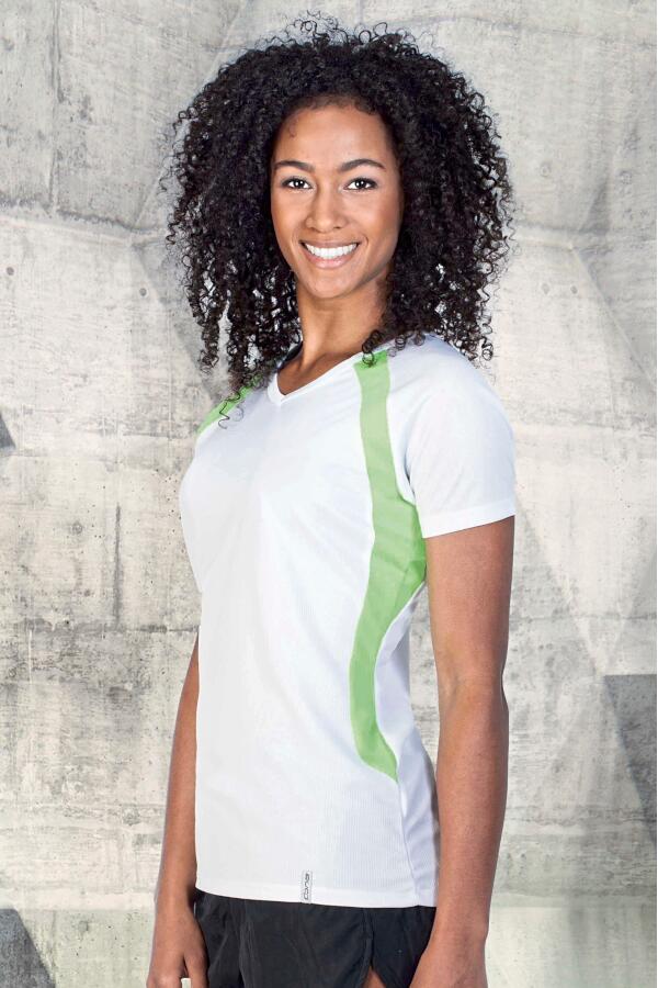 Produktansicht: Cona Pace Damen Sportshirt mit kurzen Ärmeln Produktansicht: Cona Pace Damen Sportshirt mit kurzen Ärmeln