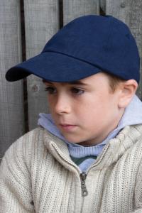 Produktfoto Result einfarbige Kinder Flachprofil Baseballkappe aus schwerer Baumwolle