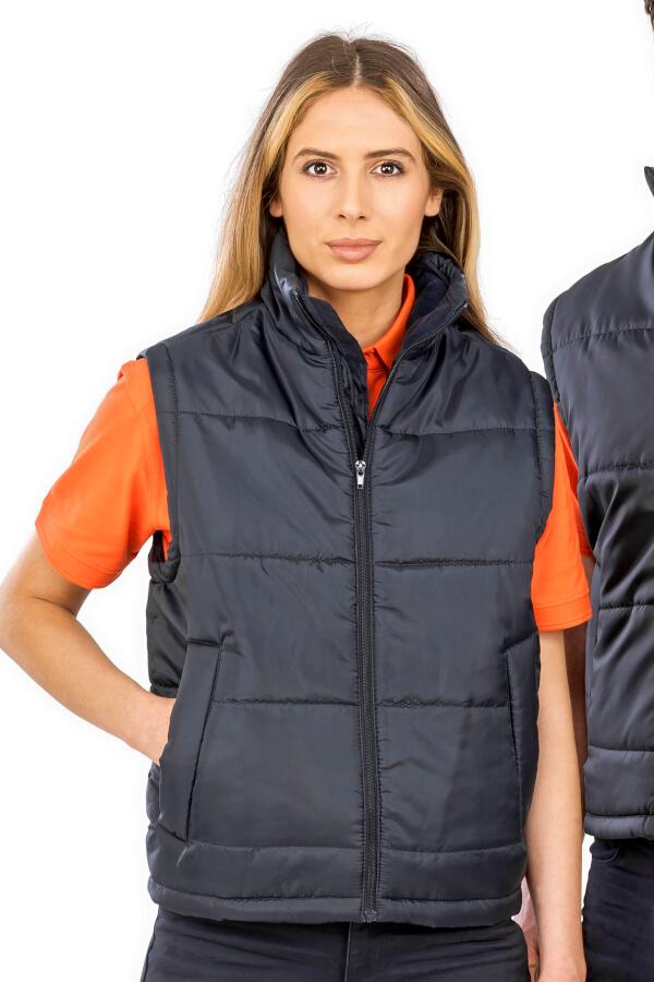 Produktansicht: Result leichter, wattierter Bodywarmer für Damen und Herren bis 3XL Produktansicht: Result leichter, wattierter Bodywarmer für Damen und Herren bis 3XL