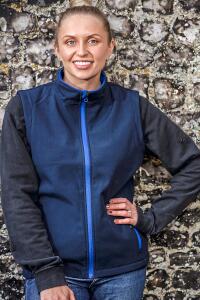 Produktfoto Result taillierte Damen Softshell Weste mit Fleecefutter