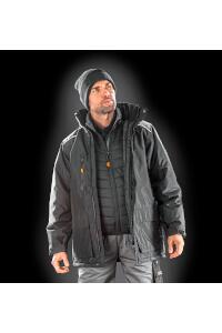 Produktfoto Result lange Herren Arbeitsjacke mit abnehmbarer Kapuze bis Größe 4XL