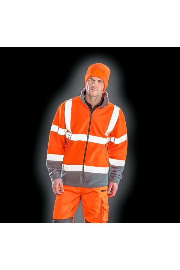 Produktansicht: Result Signal-Fleecejacke mit Reflektoren bis 4XL