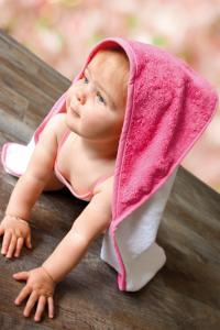 Produktfoto A&R sehr weiches Baby Kapuzenhandtuch in vielen Farben