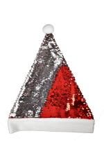 Produktfoto . Lmerch glitzernde Nikolausmütze Produktfoto Lmerch glitzernde Nikolausmütze