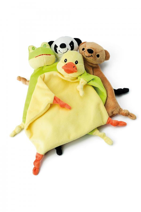 Produktansicht: Classic Relax Plüsch Schnuffeltuch mit Tierkopf Produktansicht: Classic Relax Plüsch Schnuffeltuch mit Tierkopf