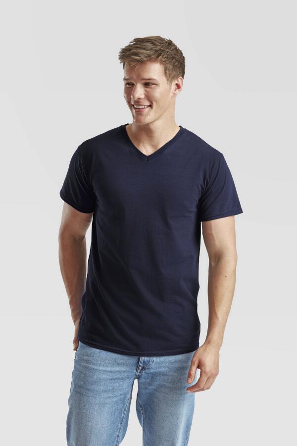 Produktansicht: Fruit of the Loom Valueweight Herren T-Shirt mit V Ausschnitt