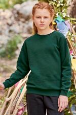 Produktfoto Fruit of the Loom Kinder Sweatshirt mit Raglan Ärmeln