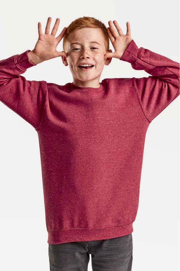 Produktansicht: Fruit of the Loom Kinder Sweatshirt aus Belcoro Garn
