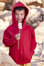 Produktfoto . Fruit of the Loom coole Kinder Kapuzen Sweatjacke Produktfoto Fruit of the Loom coole Kinder Kapuzen Sweatjacke
