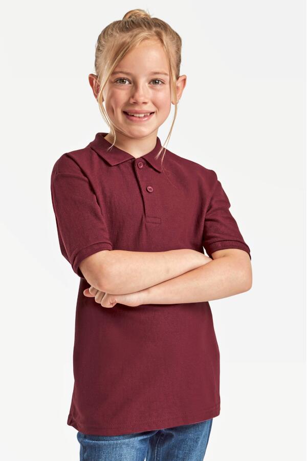 Produktansicht: Fruit of the Loom Kinder Polohemd aus Mischgewebe - 60 Grad waschbar Produktansicht: Fruit of the Loom Kinder Polohemd aus Mischgewebe - 60 Grad waschbar