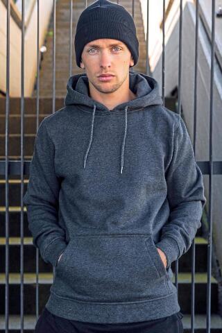 Produktansicht: Build Your Brand langes Herren Kapuzen Sweatshirt aus dickem Stoff Produktansicht: Build Your Brand langes Herren Kapuzen Sweatshirt aus dickem Stoff