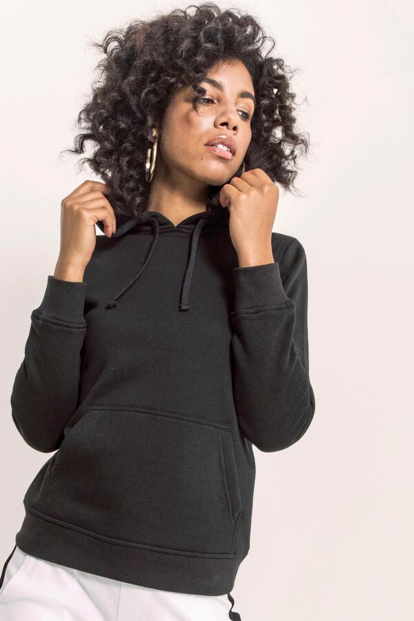 Produktansicht: BYB Damen Kapuzensweater mit breiten Bündchen bis 5XL