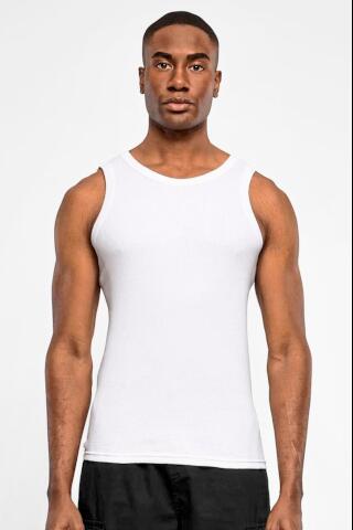 Produktansicht: BYB Herren Tankshirt aus dickem Baumwoll-Stoff