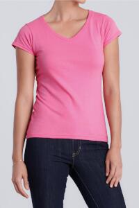 Produktfoto Gildan Softstyle Damen T-Shirt mit V Ausschnitt