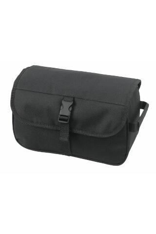 Produktansicht: Halfar schwarze Kulturtasche mit Haken zum Aufhängen Produktansicht: Halfar schwarze Kulturtasche mit Haken zum Aufhängen