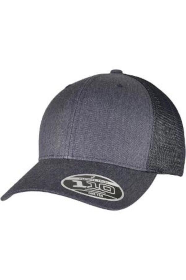 Produktansicht: Flexfit Trucker-Cap in Jeanstönen