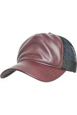 Produktfoto FLEXFIT Trucker Cap in Leder-Optik