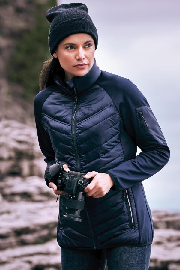 Produktansicht: Elevate gesteppte Damen Hybrid-Jacke