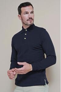 Produktfoto Henbury Classic Herren Poloshirt mit langen Ärmeln