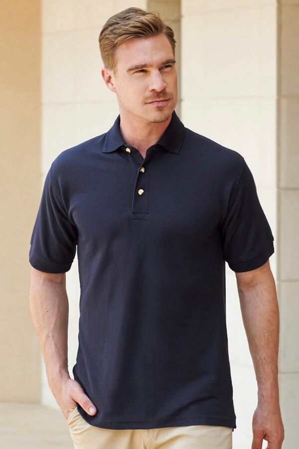 Produktansicht: Henbury 65/35 Heavy schweres Polohemd für Herren bis 4XL