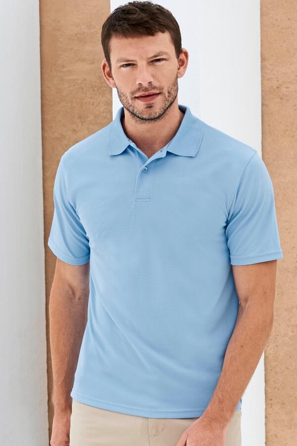 Produktansicht: Henbury Cool Plus einfarbiges Polo Funktionsshirt für Männer bis 5XL Produktansicht: Henbury Cool Plus einfarbiges Polo Funktionsshirt für Männer bis 5XL