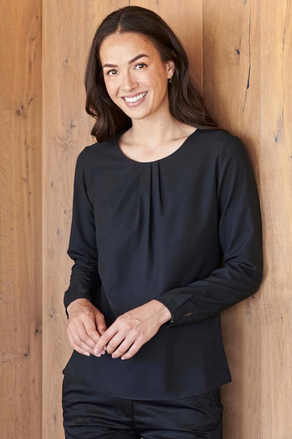 Produktansicht: Henbury funktionales Damen Langarm Blusenshirt