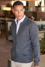 Produktfoto . Henbury Unisex Strickjacke mit Reißverschluss Produktfoto Henbury Unisex Strickjacke mit Reißverschluss