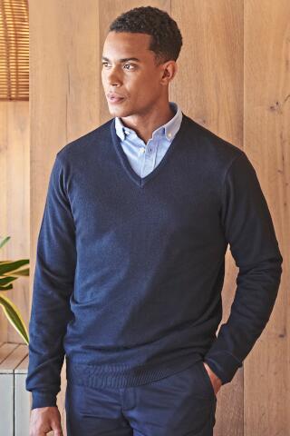 Produktansicht: Henbury leichter Herren Strickpulli mit V Ausschnitt bis 4XL Produktansicht: Henbury leichter Herren Strickpulli mit V Ausschnitt bis 4XL