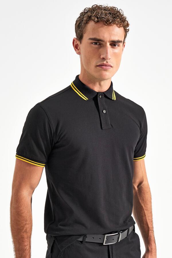 Produktansicht: Asquith & Fox Herren Poloshirt mit Streifen Produktansicht: Asquith & Fox Herren Poloshirt mit Streifen
