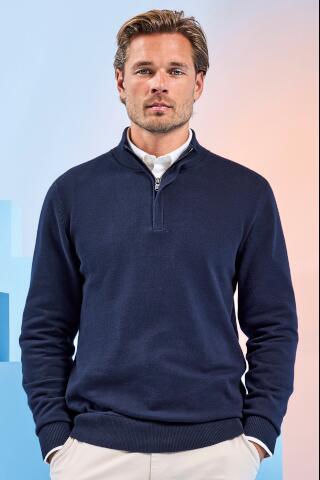 Produktansicht: Asquith & Fox Herren Troyer Sweater mit Reißverschluss Produktansicht: Asquith & Fox Herren Troyer Sweater mit Reißverschluss
