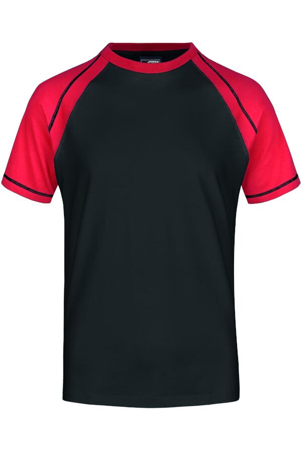 Produktansicht: Daiber Herren Raglan T-Shirt mit Kontrasten Produktansicht: Daiber Herren Raglan T-Shirt mit Kontrasten