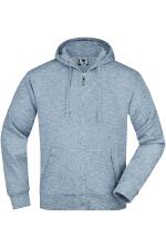 Produktfoto James & Nicholson Herren Sweat Kapuzenjacke (60 Grad) bis 3XL