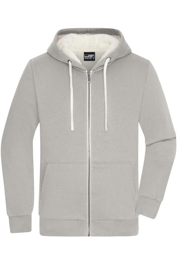 Produktansicht: Daiber Herren Bio-Kapuzensweatjacke mit Teddyfutter Produktansicht: Daiber Herren Bio-Kapuzensweatjacke mit Teddyfutter