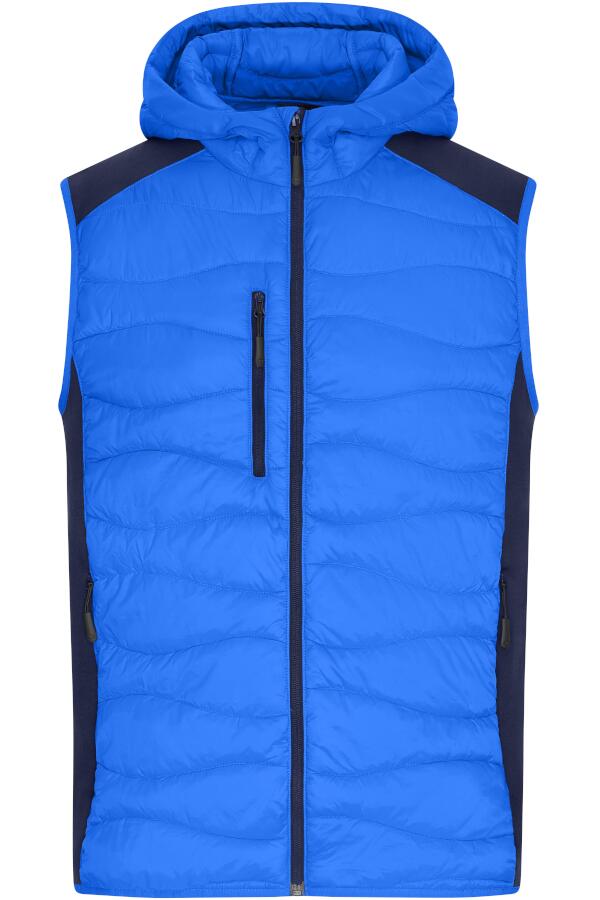 Produktansicht: Daiber Herren Stepp-Fleece-Weste mit Kapuze