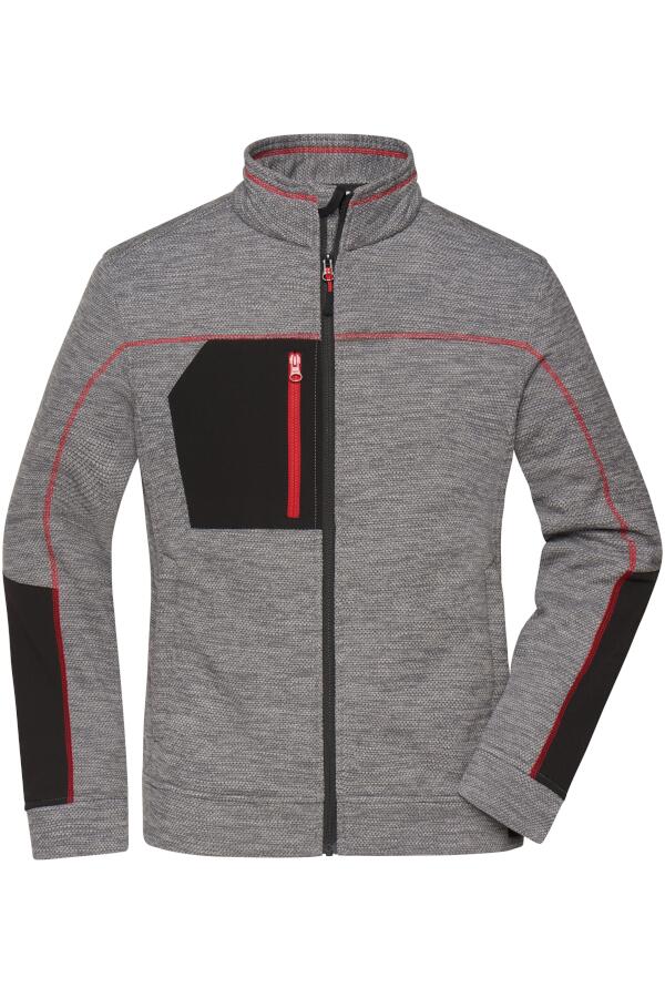 Produktansicht: Daiber Damen Strick Fleecejacke mit Kontrasten bis 4XL Produktansicht: Daiber Damen Strick Fleecejacke mit Kontrasten bis 4XL