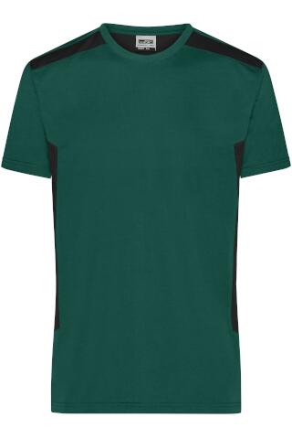 Produktansicht: Daiber Bio Arbeits T-Shirt mit Kontrasten bis 6XL